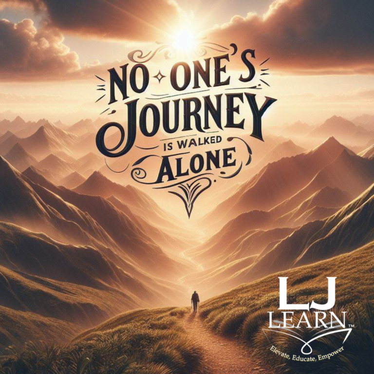 no one's journey is alone