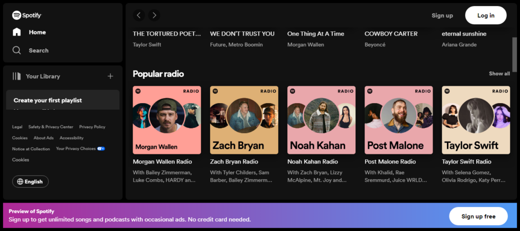 spotify screenshot