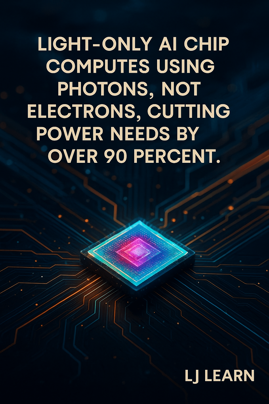 Light-oly AI chip computes using photons, not electrons, cutting power needs by over 90 percent - LJ Learn