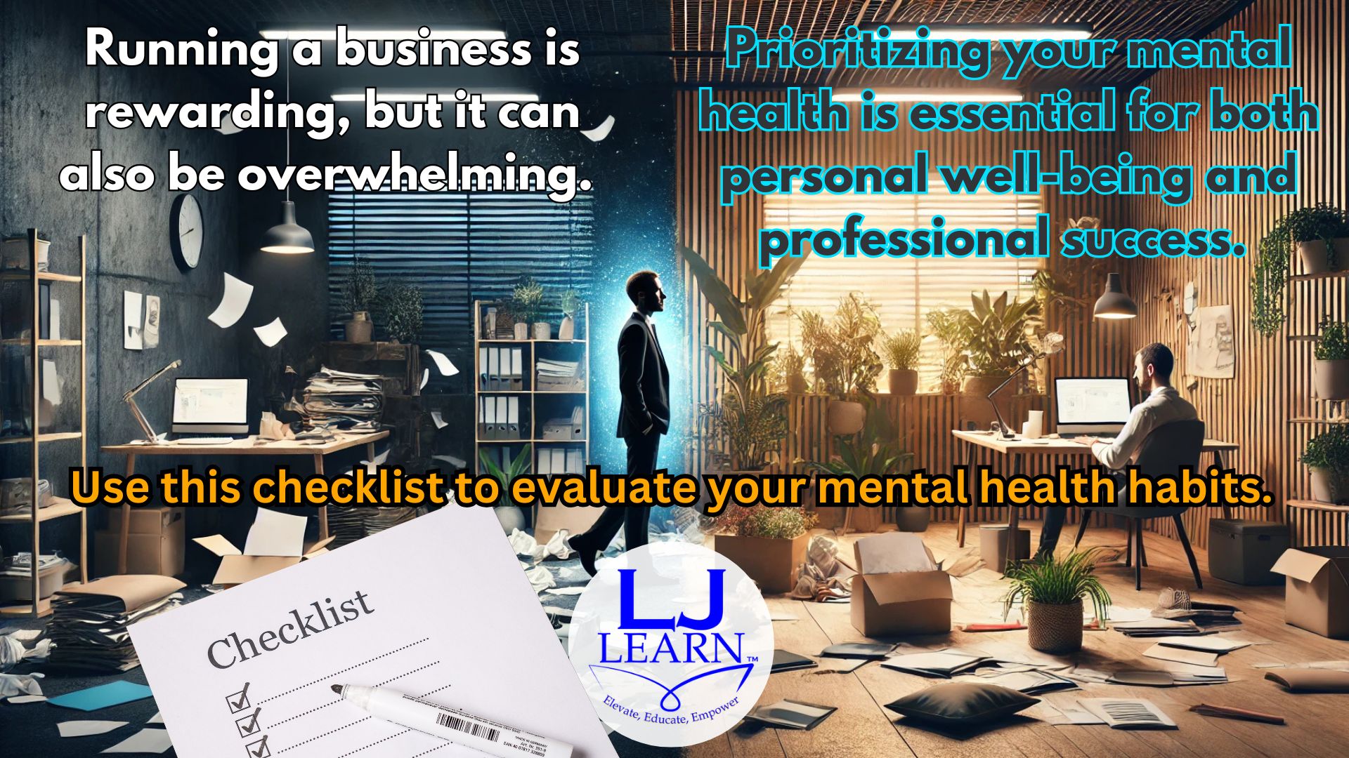 Running a business is rewarding, but it can also be overwhelming. Prioritizing your mental health is important for both personal well-being and professional success. Use this checklist to evaluate your mental health habits.